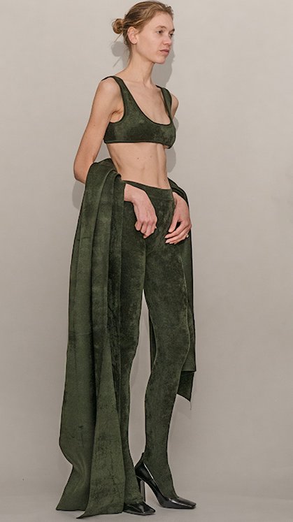 Collectable Chenille Green Silhouette